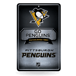 Pittsburgh Penguins  11" x 17" Home Decor Sign