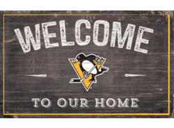 Pittsburgh Penguins 11x19 Welcome to our Home Sign