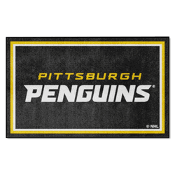 Pittsburgh Penguins 4ft. x 6ft. Plush Area Rug