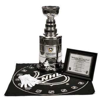 Pittsburgh Penguins 5 Time Champions Replica Stanley Cup 25