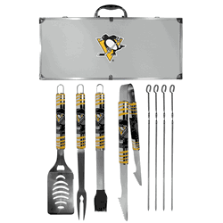 Pittsburgh Penguins 8 pc Tailgater BBQ Set