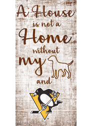 Pittsburgh Penguins A House is not a Home Sign