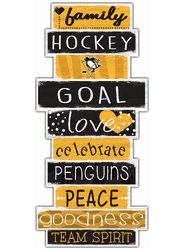 Pittsburgh Penguins Celebrations Stack 24" Sign