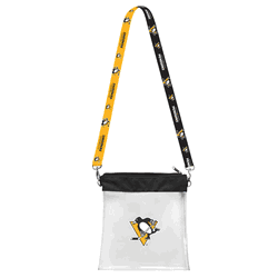 Pittsburgh Penguins Clear Pattern Strap Bag