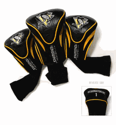 Pittsburgh Penguins Club 3 Piece Contour Headcover Set