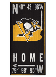 Pittsburgh Penguins Coordinate 6x12 Sign