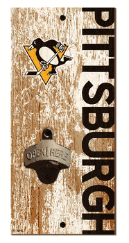 Pittsburgh Penguins Distressed Bottle Opener
