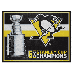 Pittsburgh Penguins Dynasty 8ft. x 10ft. Plush Area Rug