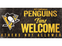 Pittsburgh Penguins Fans Welcome Sign