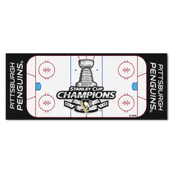 Pittsburgh Penguins Field Runner Mat - 30in. x 72in.