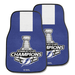 Pittsburgh Penguins Front Carpet Car Mat Set - 2 Pieces, 2018 NHL Stanley Cup Champions
