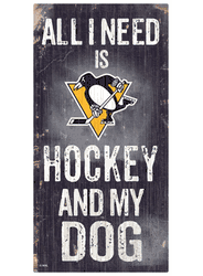 Pittsburgh Penguins Hockey and My Dog Sign