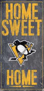 Pittsburgh Penguins Home Home Sweet Home 6x12