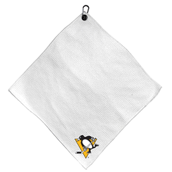Pittsburgh Penguins Microfiber Small Towel - 15" x 15" (White)