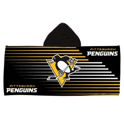 Pittsburgh Penguins NHL Goalie Youth Hooded Towel 22x51 inches