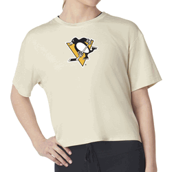 Pittsburgh Penguins NHL Kadi Turnout Tee Bone Medium