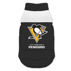 Pittsburgh Penguins Pet Parka Puff Vest Small