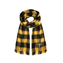 Pittsburgh Penguins Plaid Blanket Scarf BL-MGL