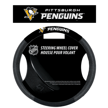 Pittsburgh Penguins Poly-Suede Steering Wheel Cover