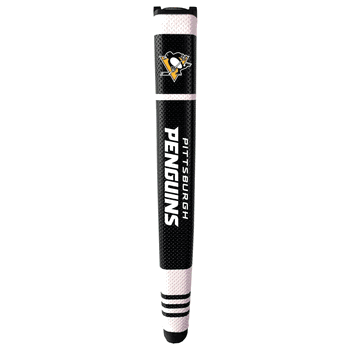 Pittsburgh Penguins Putter Grip (Colored with white stripes)
