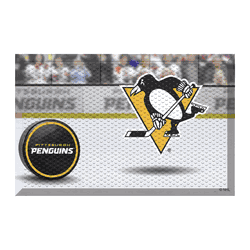 Pittsburgh Penguins Rubber Scraper Door Mat