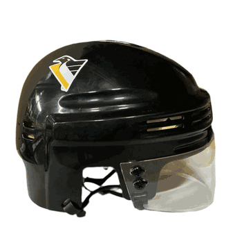 Pittsburgh Penguins T/B SportStar NHL Hockey Player Mini Helmet - Black