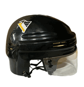 Pittsburgh Penguins T/B SportStar NHL Hockey Player Mini Helmet - Black0 Pittsburgh Penguins T/B SportStar NHL Hockey Player Mini Helmet - Black