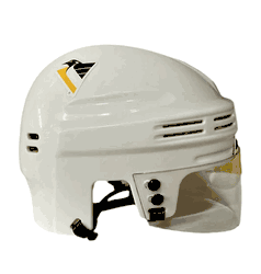Pittsburgh Penguins T/B SportStar NHL Hockey Player Mini Helmet - White