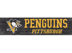 Pittsburgh Penguins Team Name 6x24 Sign