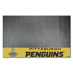 Pittsburgh Penguins Vinyl Grill Mat - 26in. x 42in., 2016 NHL Stanley Cup Champions