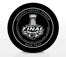 Pittsburgh Penguins Vs. San Jose Sharks 2016 "Game 4" Stanley Cup Finals Official Game Puck