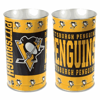 Pittsburgh Penguins Wastebasket 15 Inch