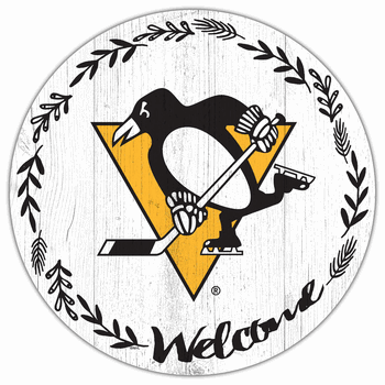 Pittsburgh Penguins Welcome 12in Circle