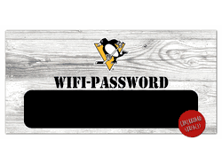 Pittsburgh Penguins Wifi Password 6x12 Sign