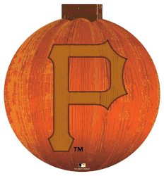 Pittsburgh Pirates 12 in. Halloween Pumpkin Sign