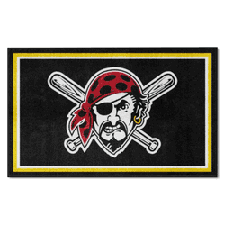 Pittsburgh Pirates 4ft. x 6ft. Plush Area Rug