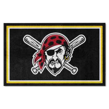 Pittsburgh Pirates 4ft. x 6ft. Plush Area Rug