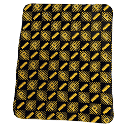 Pittsburgh Pirates 50x60 Repeating Pattern Fleece Throw