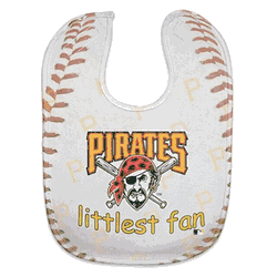 Pittsburgh Pirates Baby Bib Full Color Mesh Style