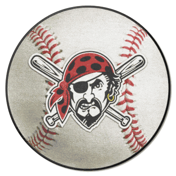 Pittsburgh Pirates Baseball Rug - 27in. Diameter