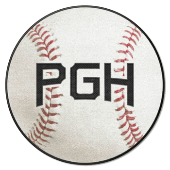 Pittsburgh Pirates Baseball Rug - 27in. Diameter