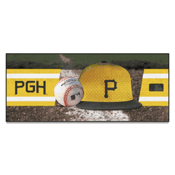 Pittsburgh Pirates Baseball Runner Rug - 30in. x 72in.