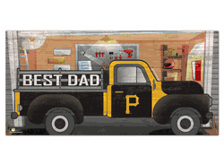 Pittsburgh Pirates Best Dad Truck 6x12 Sign