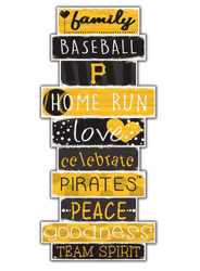 Pittsburgh Pirates Celebrations Stack 24" Sign
