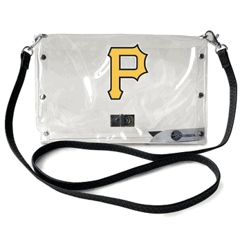 Pittsburgh Pirates Clear Envelope Purse STRAP