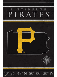 Pittsburgh Pirates Coordinates 17x26