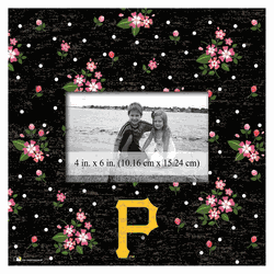 Pittsburgh Pirates Floral 10x10 Frame