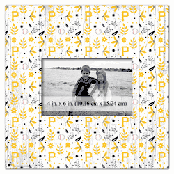 Pittsburgh Pirates Floral Pattern 10x10 Frame