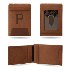 Pittsburgh Pirates Genuine Leather Front Pocket Wallet