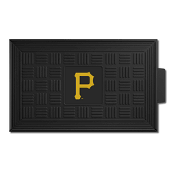 Pittsburgh Pirates Heavy Duty Vinyl Medallion Door Mat - 19.5in. x 31in.